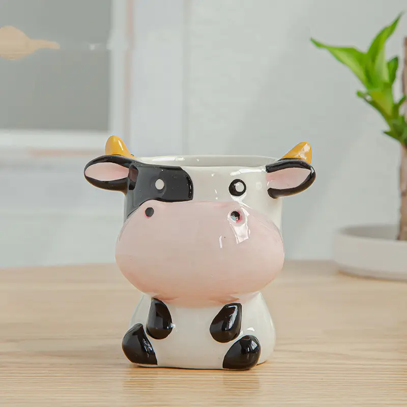 Simple Cartoon Animal Succulent Flower Pot Ceramic Pot