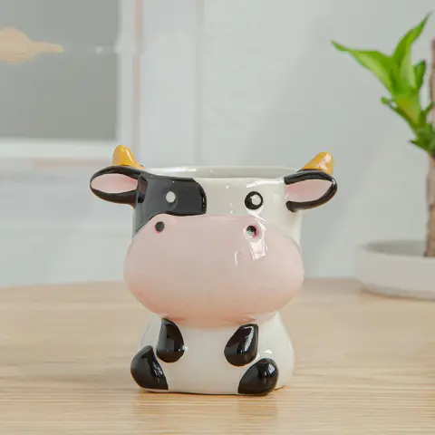Simple Cartoon Animal Succulent Flower Pot Ceramic Pot