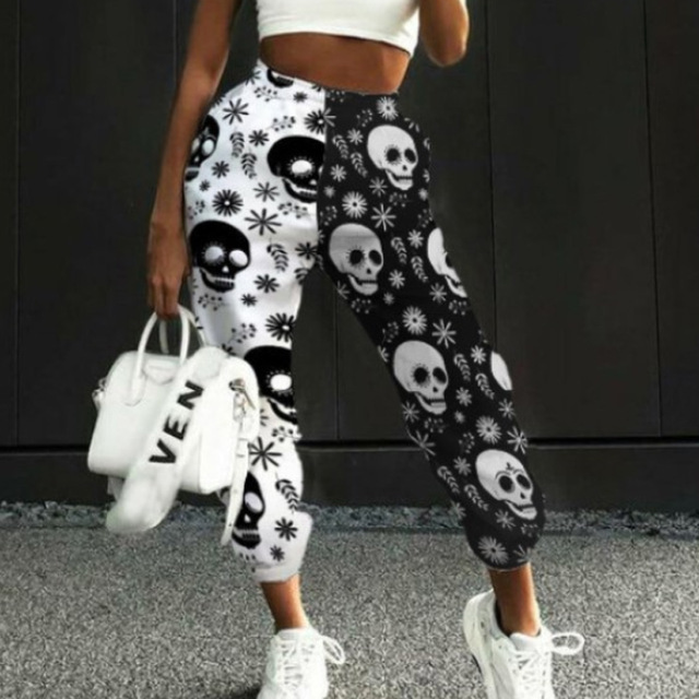 Title 11, Loose Printed Harem Pants Casual Pants