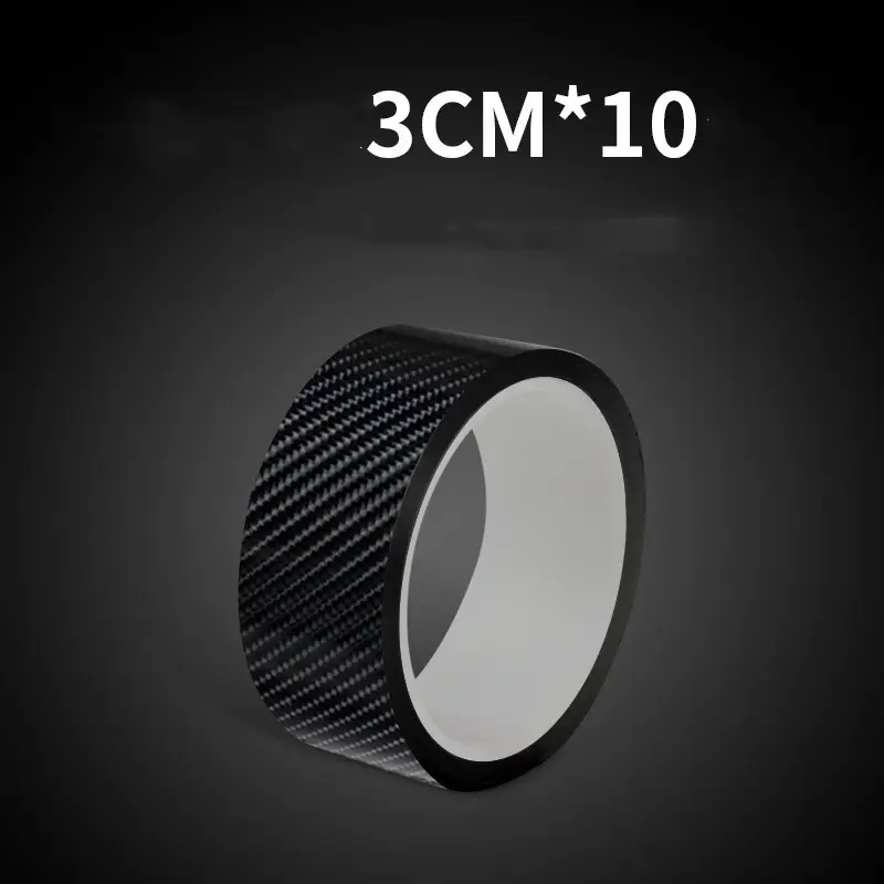 Car Door Anti-Collision Strip Carbon Fiber Pattern