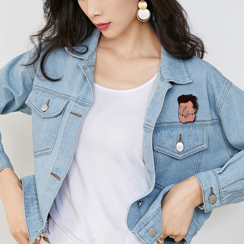 Singer Harry Styles Brooch Musical Badge