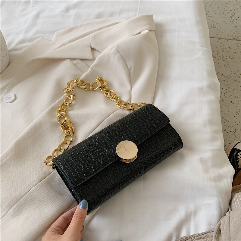 Net Red Texture Portable Chain Bag Shoulder Armpit Bag