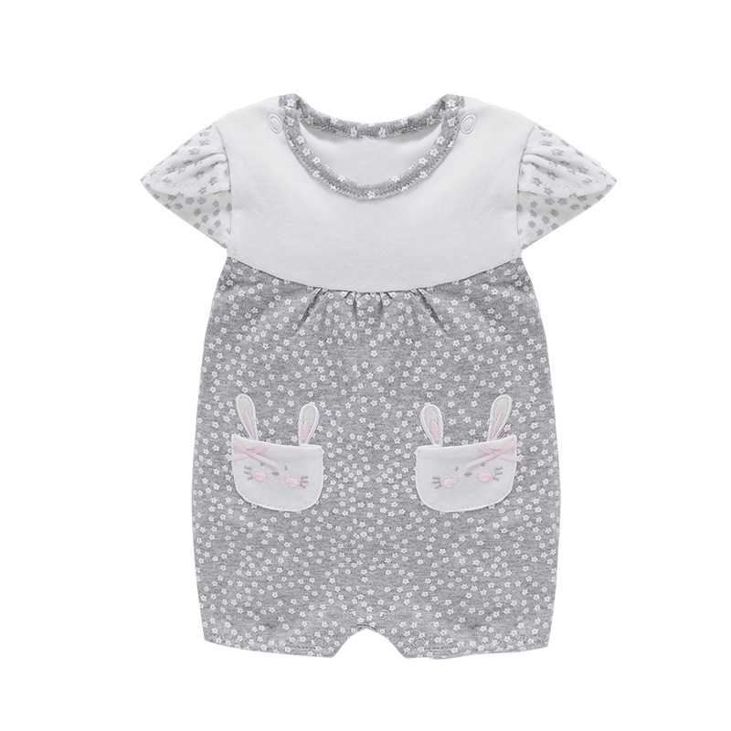 Men and Women Baby New One-piece Romper Cute Boxer Cotton Romper