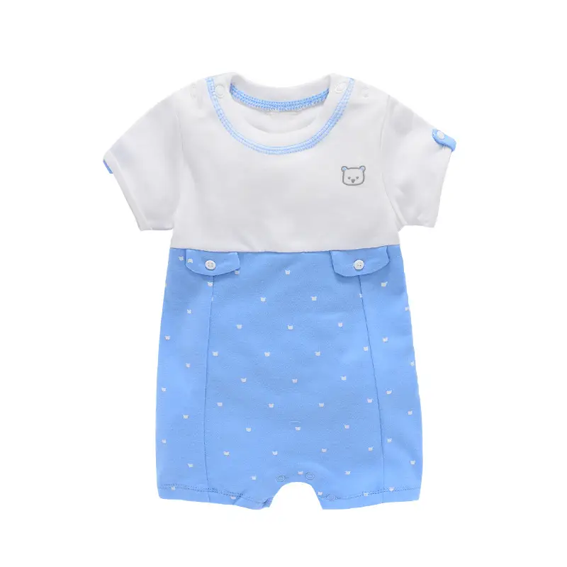 Men and Women Baby New One-piece Romper Cute Boxer Cotton Romper