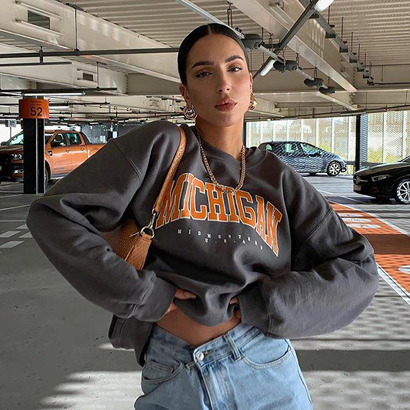 Letter Print Star Same Sweater