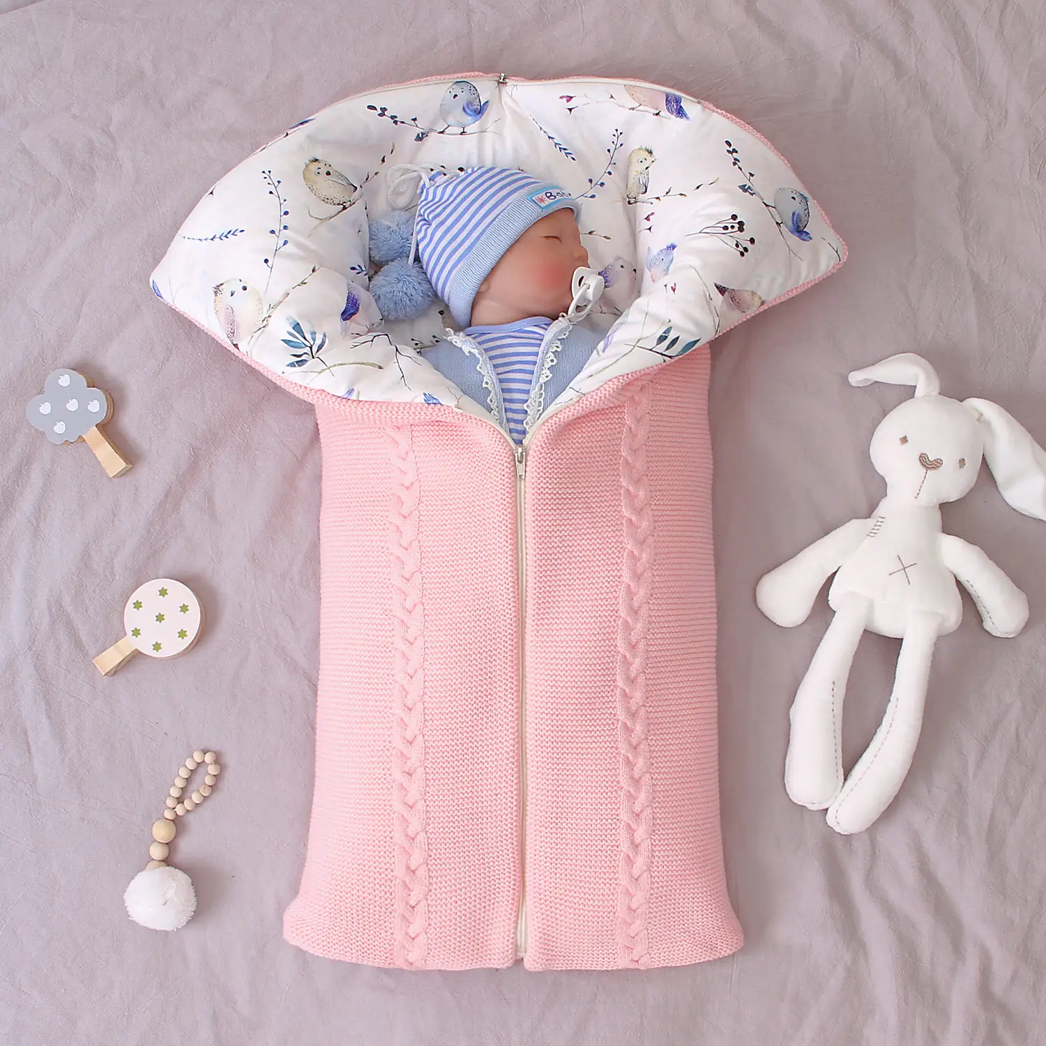 Thickened Zipper Anti-Kick Sleeping Bag Sleeping Quilt