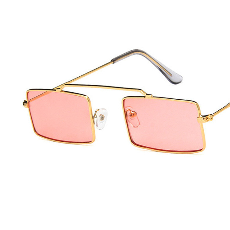 Title 3, Vintage Metal Small Square Sunglasses Harajuku ...