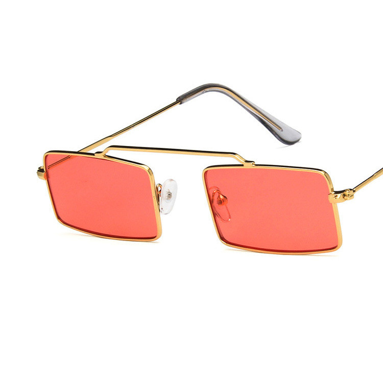 Title 4, Vintage Metal Small Square Sunglasses Harajuku ...