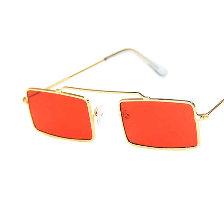 Title 2, Vintage Metal Small Square Sunglasses Harajuku ...