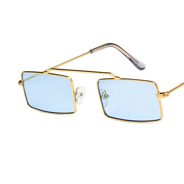 Title 6, Vintage Metal Small Square Sunglasses Harajuku ...