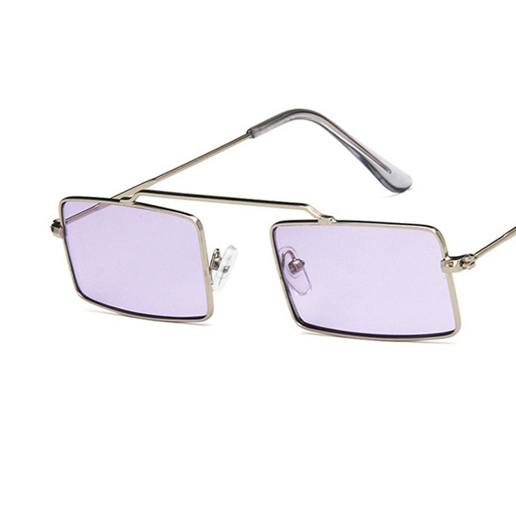 Title 7, Vintage Metal Small Square Sunglasses Harajuku ...