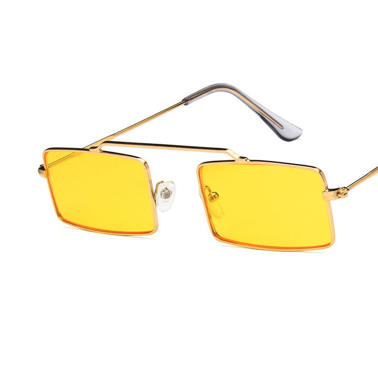 Title 8, Vintage Metal Small Square Sunglasses Harajuku ...