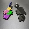 Simple Japanese Cartoon Plastic Jigsaw Block Earring Studs