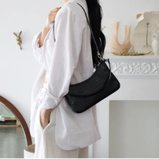 Niche Simple and Fashionable Texture Handbag Trendy H - Shop at LoveMi