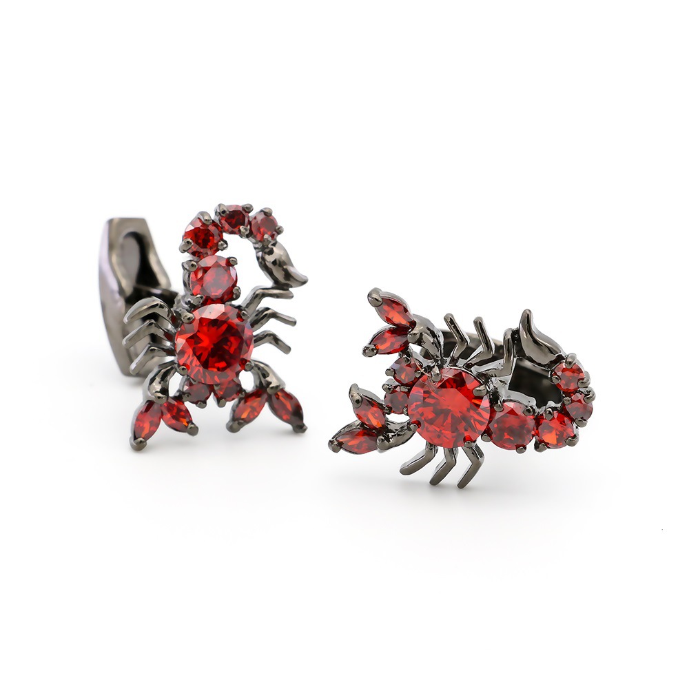 Scorpion Crystal Cufflinks, picture 2 of 5