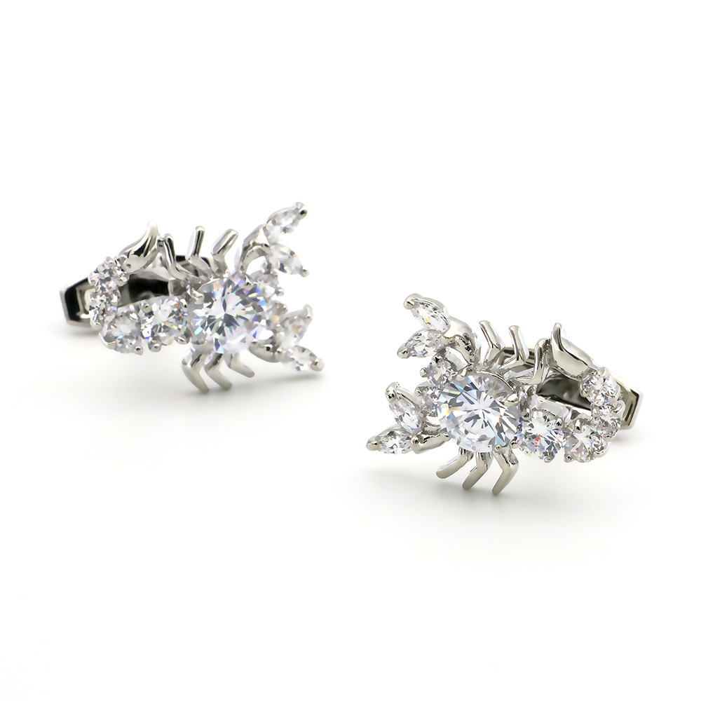 Scorpion Crystal Cufflinks, picture 5 of 5