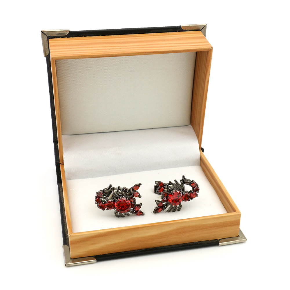 Scorpion Crystal Cufflinks, picture 4 of 5