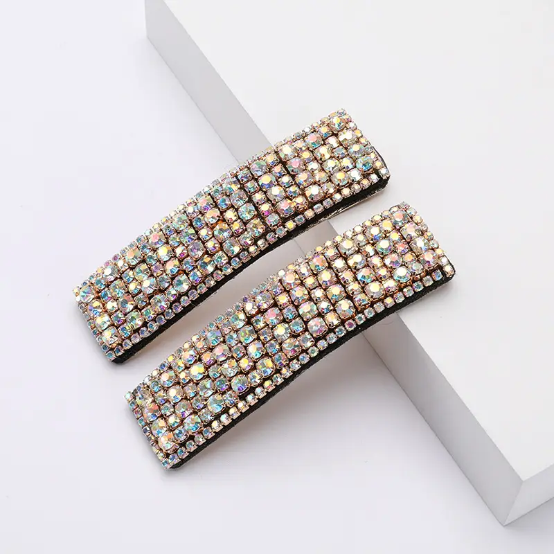 Creative Flannel Rhinestone Full Rhinestone Hairpin Set