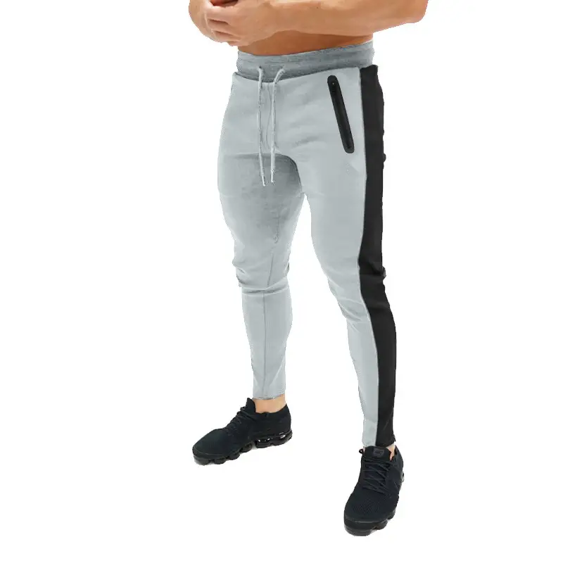 Drawstring Open Pocket Design Sports Casual Pants