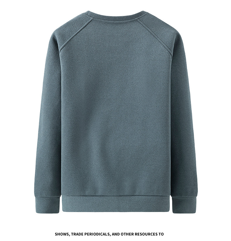 Title 7, New Loose Denim Pullover Casual Sweater