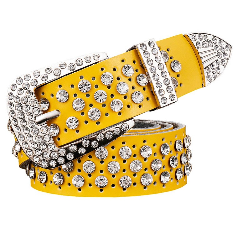 Title 4, Gypsophila Rhinestone Leather Women