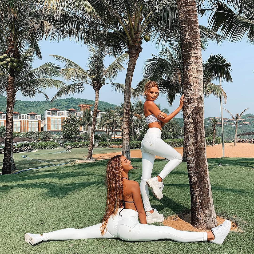 Elastic Buttocks PU Leather Pants Fitness Pants Autumn and Winter