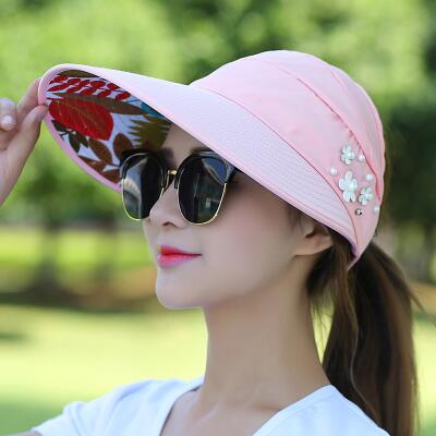 Adjustable Outdoor Ladies Riding Sun Hat With Pearl