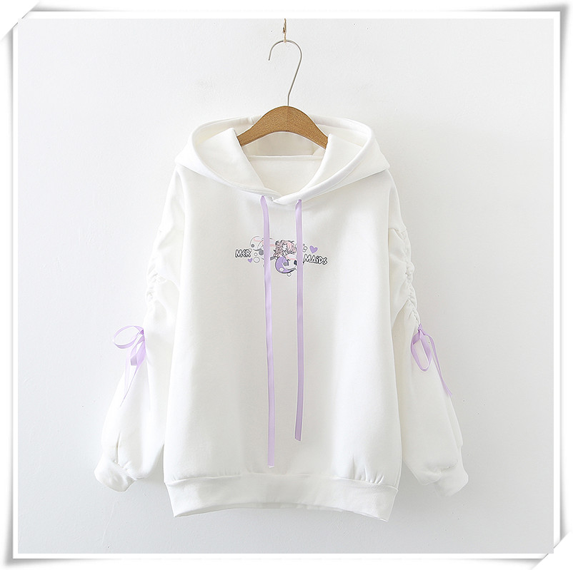 Title 1, College Stile Girl Sveet Lace And Fleece Hoodie