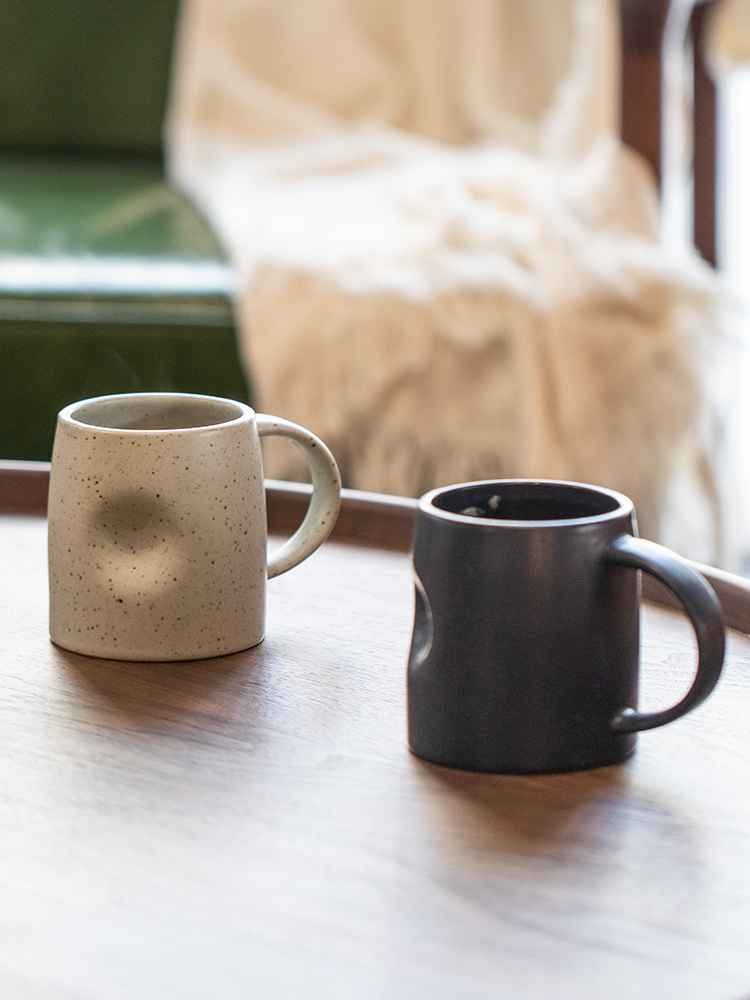 كوب سيراميك بتصميم البطن البارز للرجال والنساء