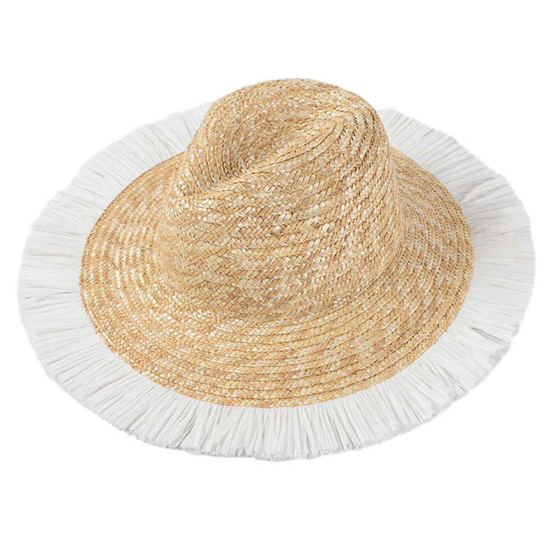 Fashion Big-Brimmed Sun Visor Seaside Holiday Style Jazz Hat