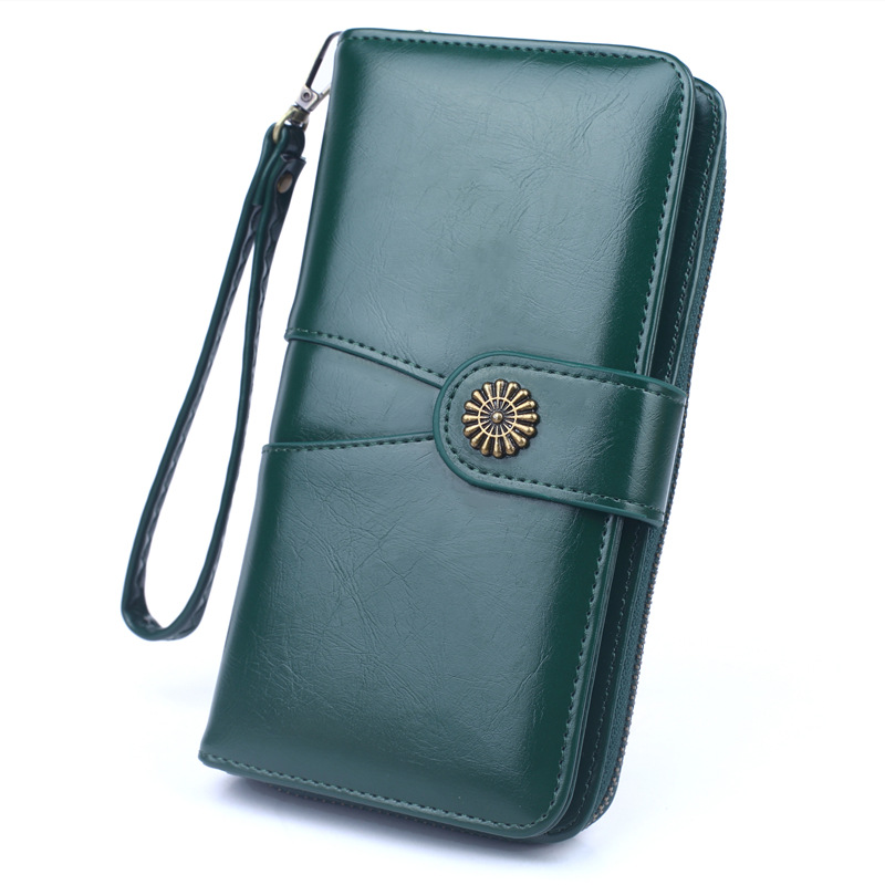 Women's Retro Large Capacity Mobile Phone Bag Green - Shop at LoveMi