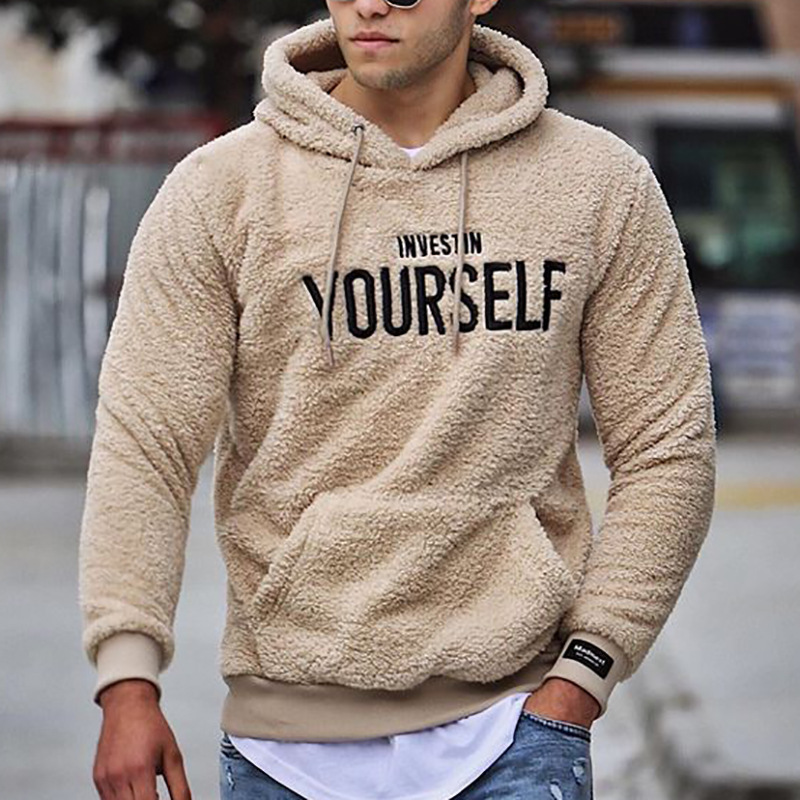 Title 4, New Mens Fashion Thick Hooded Loose Sweater. A...