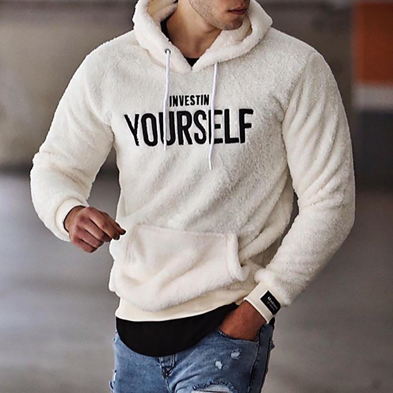 Title 2, New Mens Fashion Thick Hooded Loose Sweater. A...