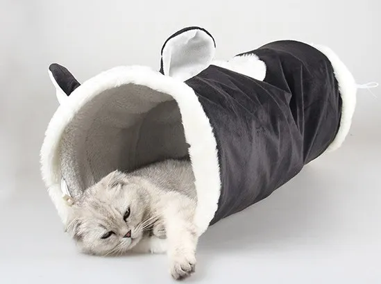 Cartoon Animal Ringing Paper Cat Tee Cat Tunnel - Shop at LoveMi