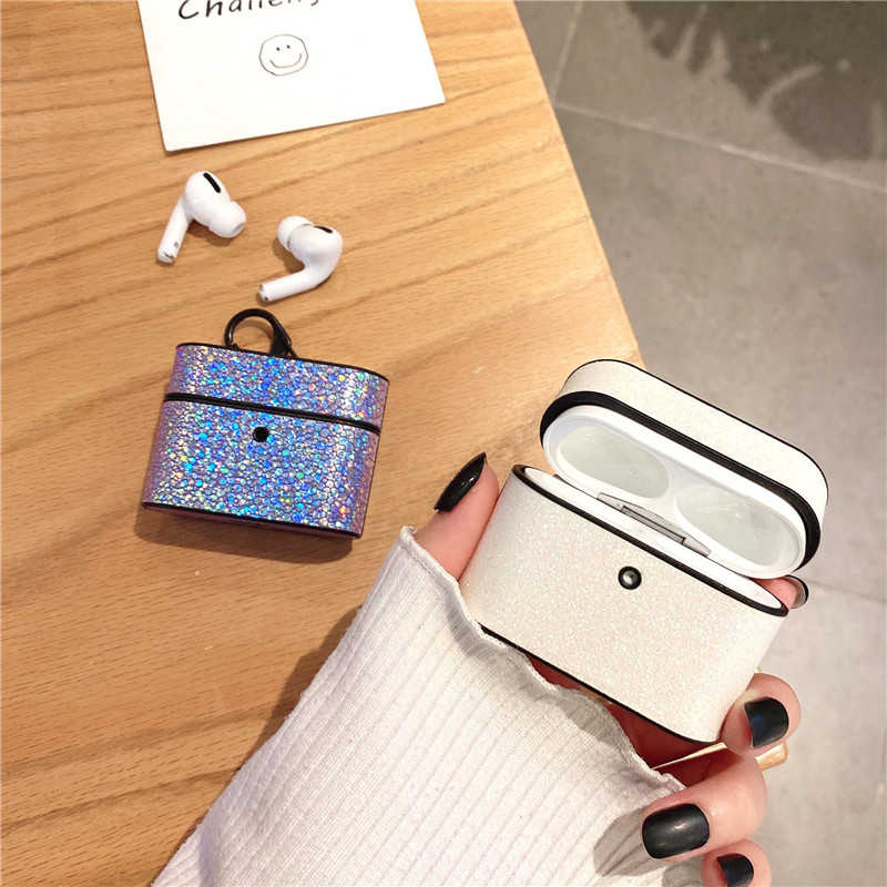 Compatible with Apple, Luxury Glitter Luxury Fish Scale Pattern Airpods Earphone Sleeve - Image 2