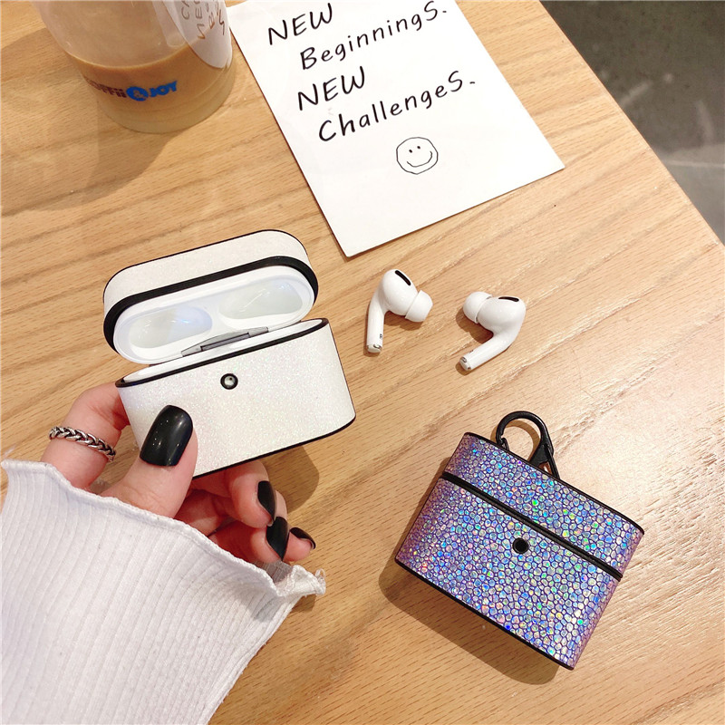 Compatible with Apple, Luxury Glitter Luxury Fish Scale Pattern Airpods Earphone Sleeve - Image 6