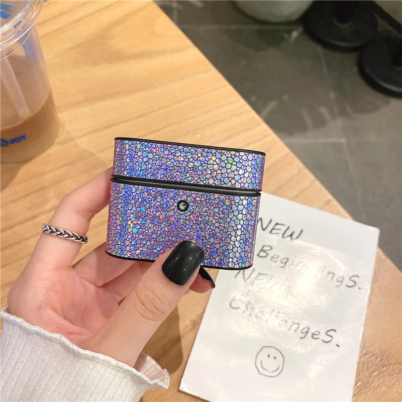 Compatible with Apple, Luxury Glitter Luxury Fish Scale Pattern Airpods Earphone Sleeve - Image 15