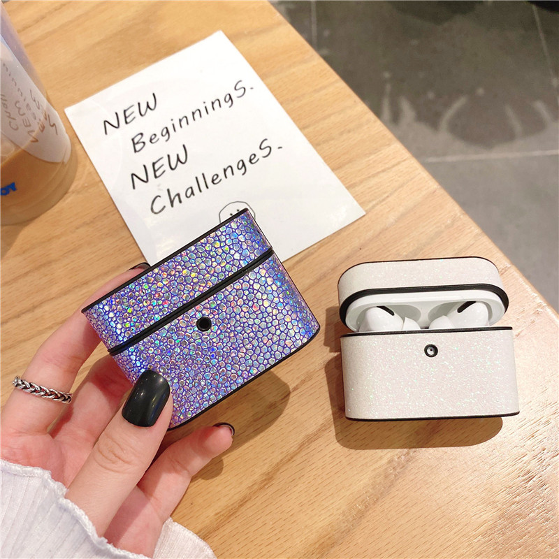 Compatible with Apple, Luxury Glitter Luxury Fish Scale Pattern Airpods Earphone Sleeve - Image 12