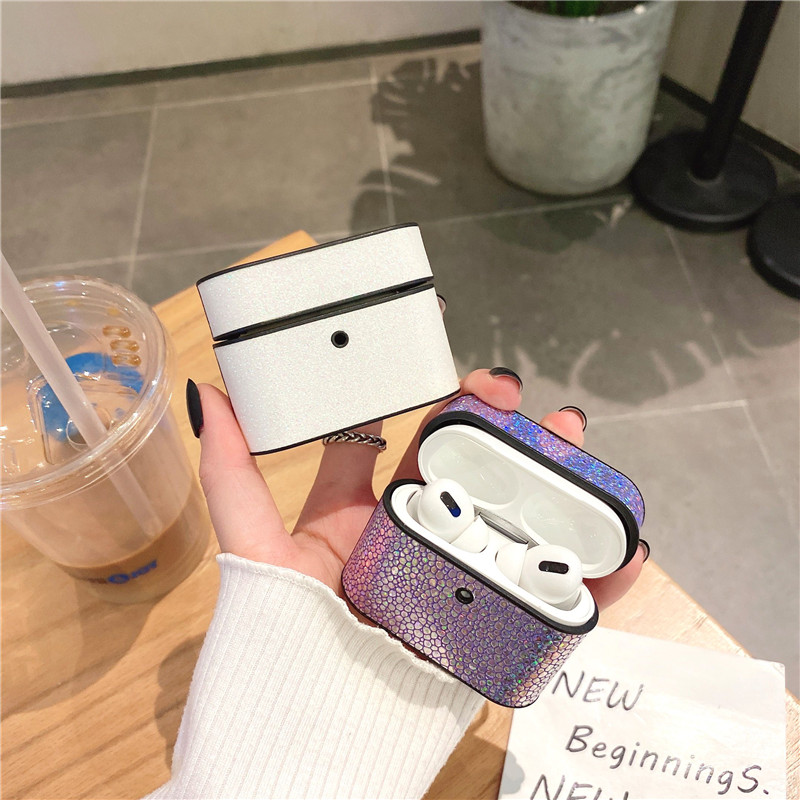 Compatible with Apple, Luxury Glitter Luxury Fish Scale Pattern Airpods Earphone Sleeve - Image 8