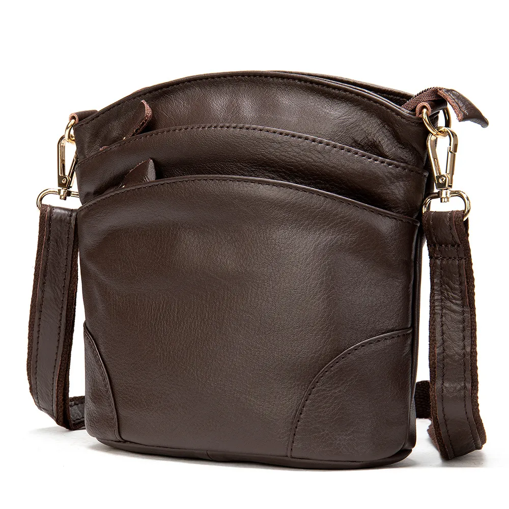 Personalized Fashion Shoulder Bag Women Leather - Coffee