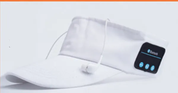 Stereo Call Music Headset Cap Outdoor Sports Baseball Cap White - Shop at LoveMi