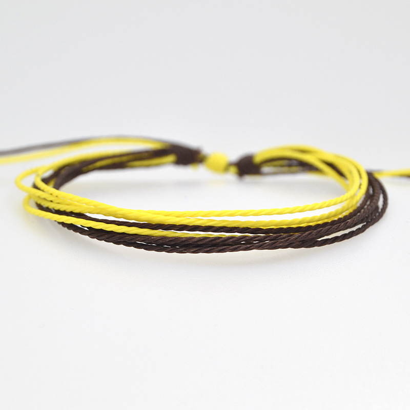 Swimming Surfing Waterproof Wax Wire Braided Bracelet