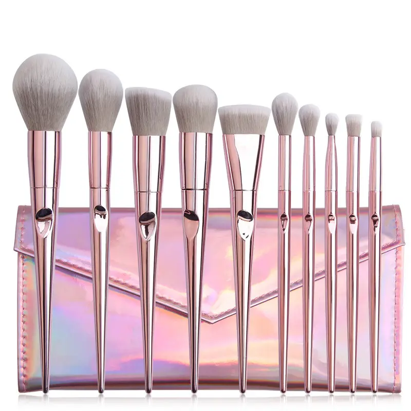 10 Wet and Wild Makeup Brushes Set with Brush