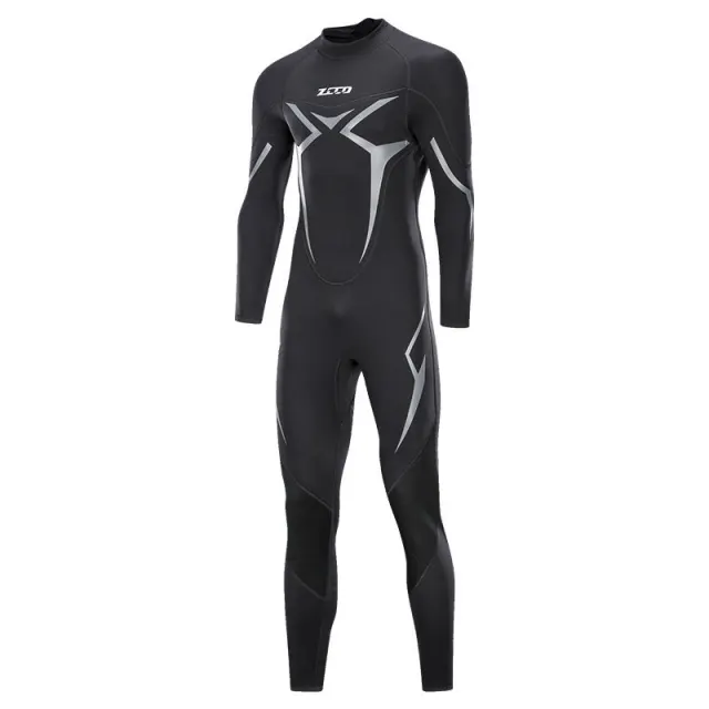 Thicken Warm Deep Snorkeling Surfing Suit Swimsuit Silver - Shop at LoveMi