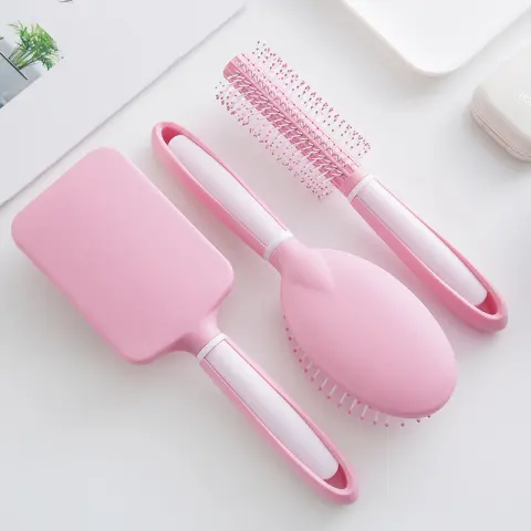 Household Curling Comb with Inner Buckle Shape Hairdressing Cylinder