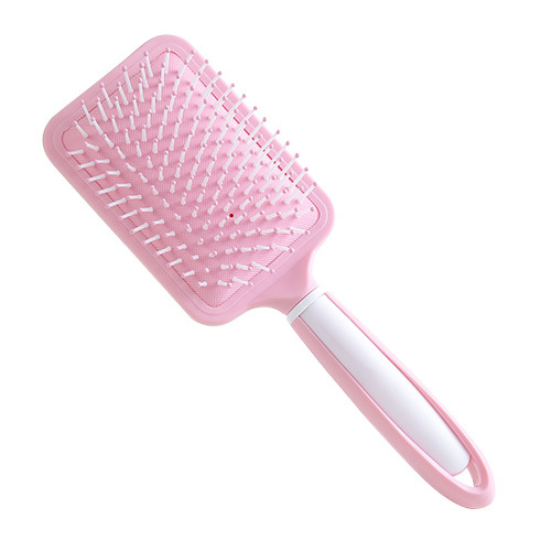 Household Curling Comb With Inner Buckle Shape Hairdressing Cylinder Roller Comb Pink - Shop at LoveMi