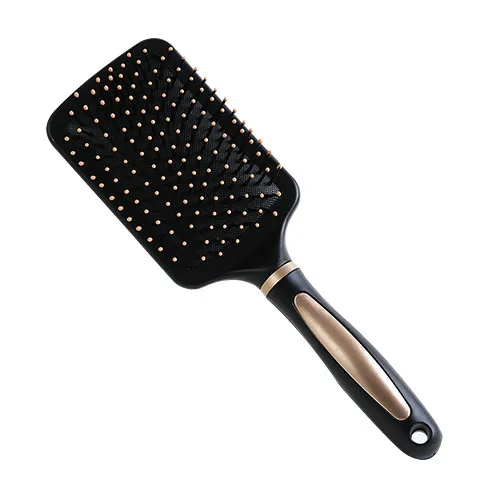 Household Curling Comb With Inner Buckle Shape Hairdressing Cylinder Roller Comb Black - Shop at LoveMi