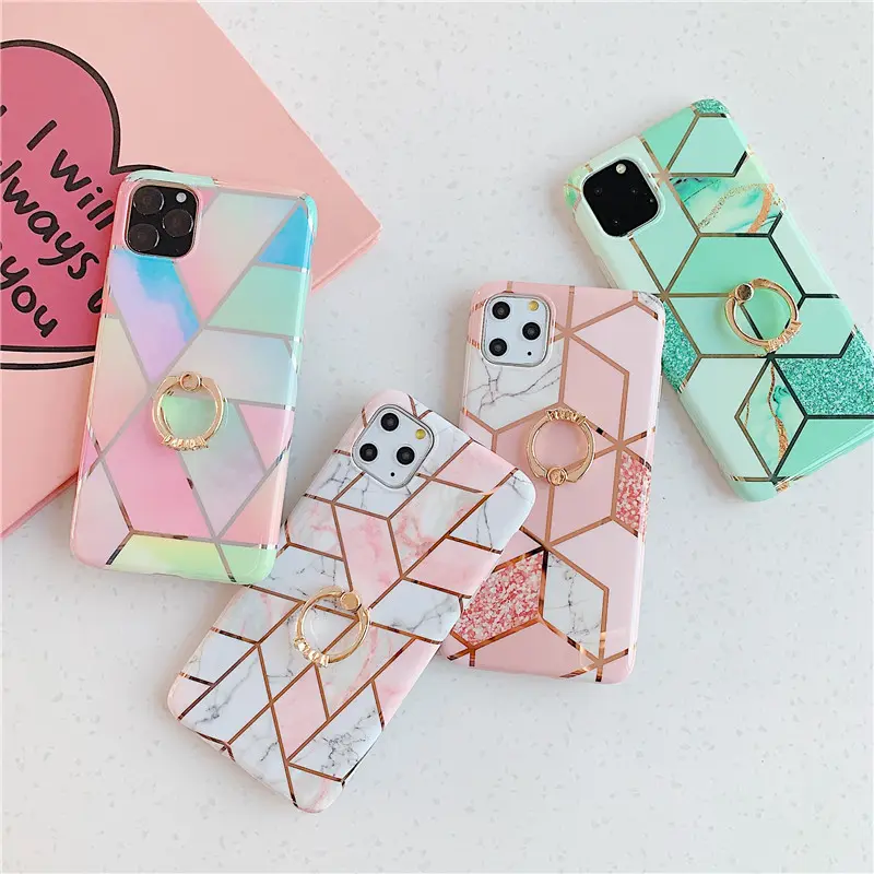 Suitable for Mobile Phone Ring Bracket Rhomboid Soft Shell