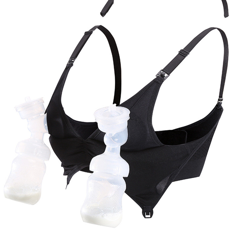 Title 6, Front Button Gathering Breastfeeding Bra for Ea...