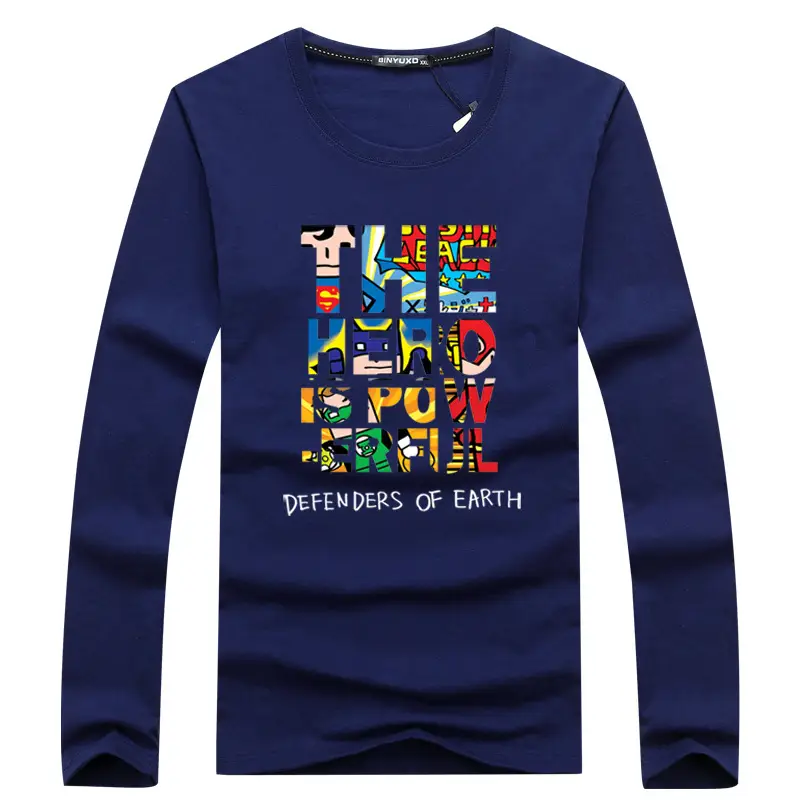 Fashion Men's Long-Sleeved Cotton Bottoming Shirt